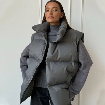 Gilet rembourré femme – Veste chaude et élégante pour hiver et mi-saison