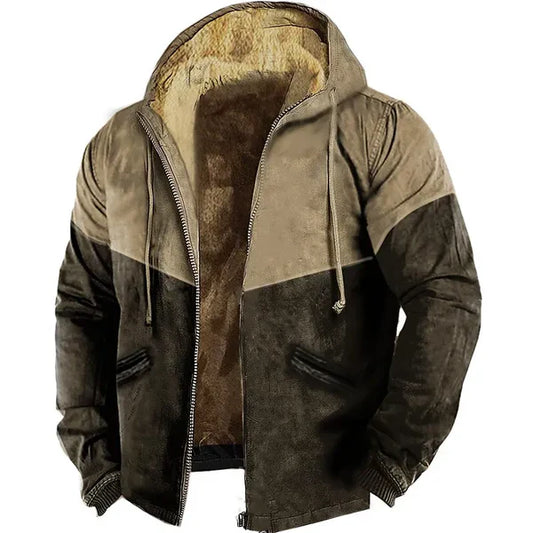 Veste chaude homme – Manteau en laine élégant pour hiver et extérieur