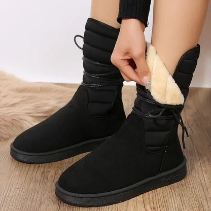 Bottes à lacets femme – Chaussures en cuir élégantes et confortables pour automne