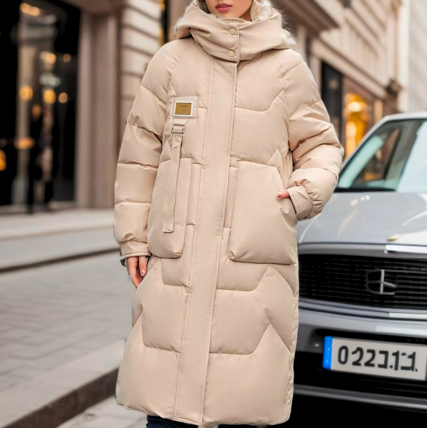 Doudoune longue femme – Manteau chaud et élégant en duvet pour hiver