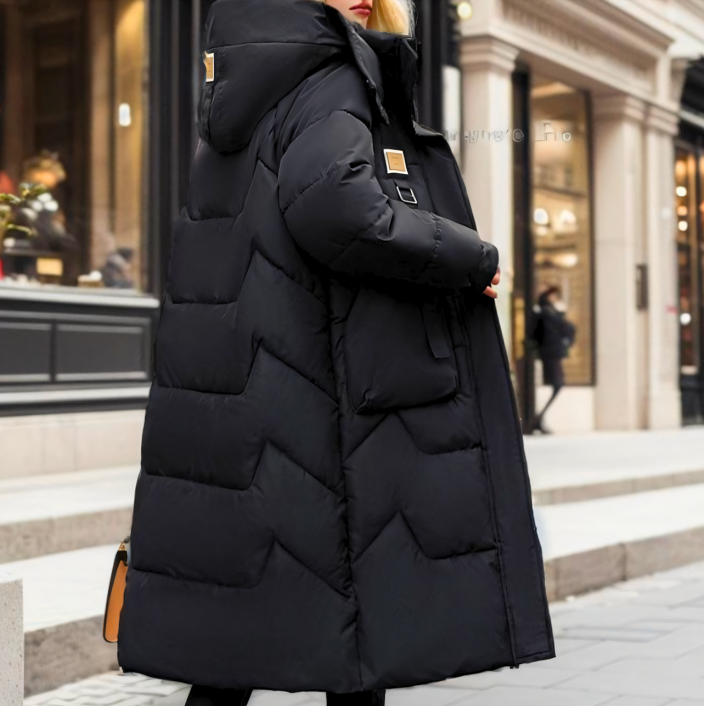 Doudoune longue femme – Manteau chaud et élégant en duvet pour hiver