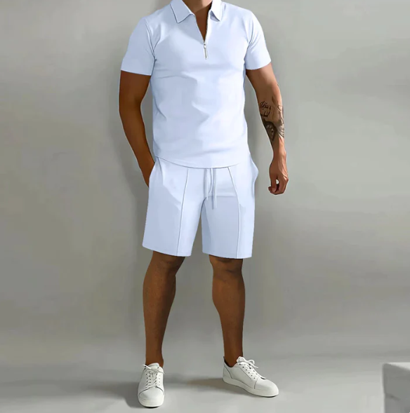 Ensemble d'été homme – Tenue légère et élégante en coton pour vacances