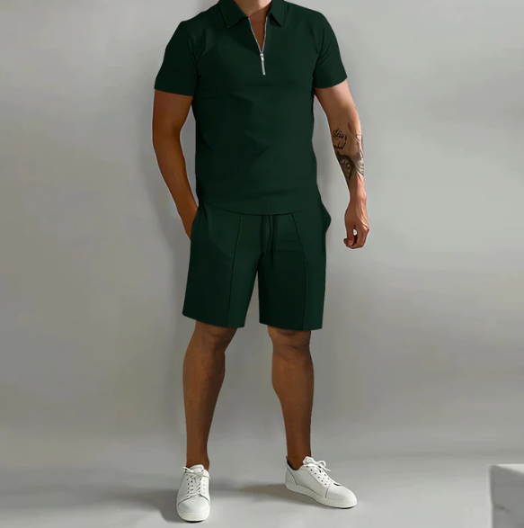 Ensemble d'été homme – Tenue légère et élégante en coton pour vacances