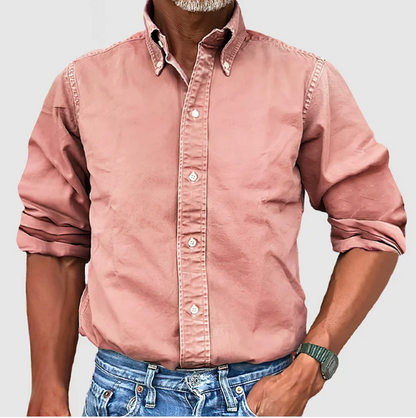 Chemise homme à manches longues – Chemise élégante en coton pour toutes occasions