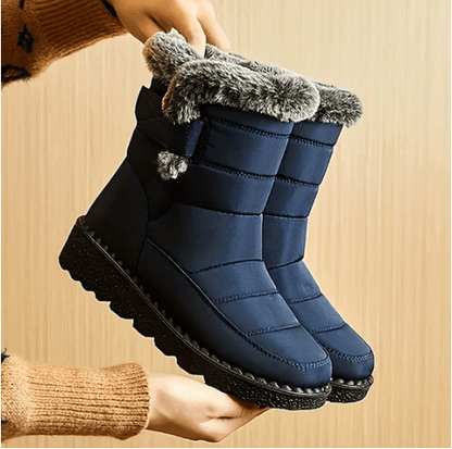 Bottes d'hiver imperméables femme – Chaussures chaudes et confortables pour neige