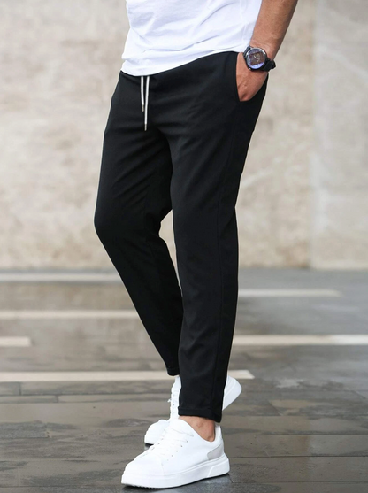 Pantalon court homme – Pantalon léger en coton pour été décontracté et stylé