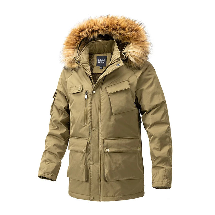 Manteau d'hiver homme – Manteau chaud en laine tendance pour froid