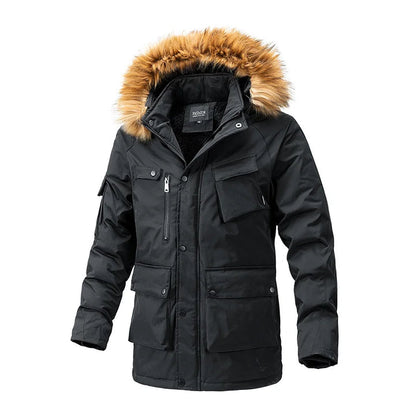 Manteau d'hiver homme – Manteau chaud en laine tendance pour froid