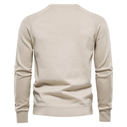 Pull en tricot homme – Pull chaud en laine doux et confortable pour l'hiver