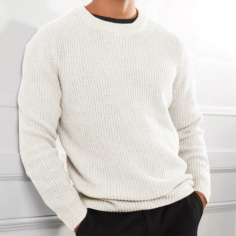 Pull élégant homme – Pull en laine doux, coupe moderne et design chic