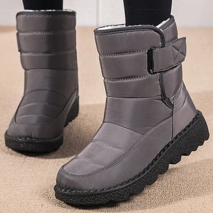 Bottes d'hiver imperméables femme – Chaussures chaudes et confortables pour neige