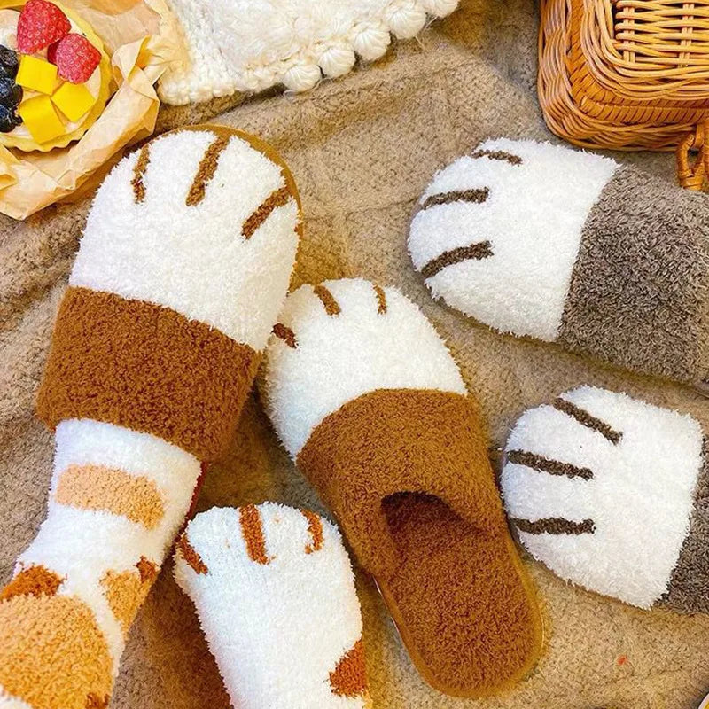 Pantoufles d'hiver femme – Chaussons chauds en peluche confortables et douillets