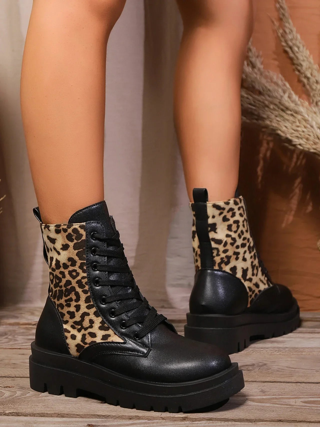 Bottes léopard femme – Chaussures à motif animalier élégantes et confortables