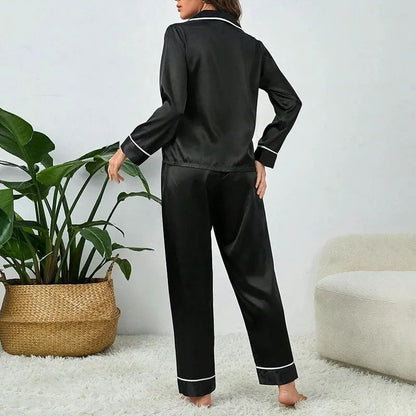 Pyjama en Soie Femme – Ensemble élégant et confortable pour nuit chic