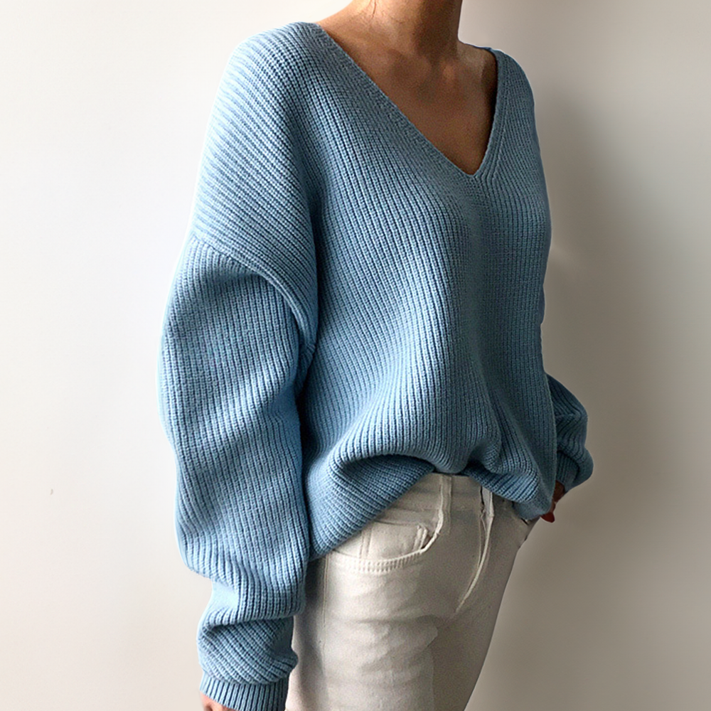 Pull ample femme – Pull en maille doux et confortable pour l'hiver chic