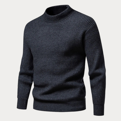 Pull en tricot homme – Pull à col rond confortable et élégant en laine douce