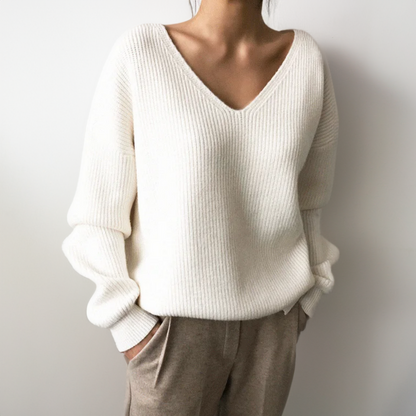 Pull ample femme – Pull en maille doux et confortable pour l'hiver chic