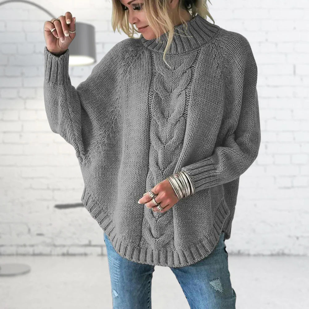 Pull chaud femme – Pull à la mode en laine doux et confortable pour hiver