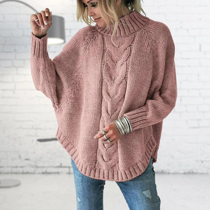 Pull chaud femme – Pull à la mode en laine doux et confortable pour hiver