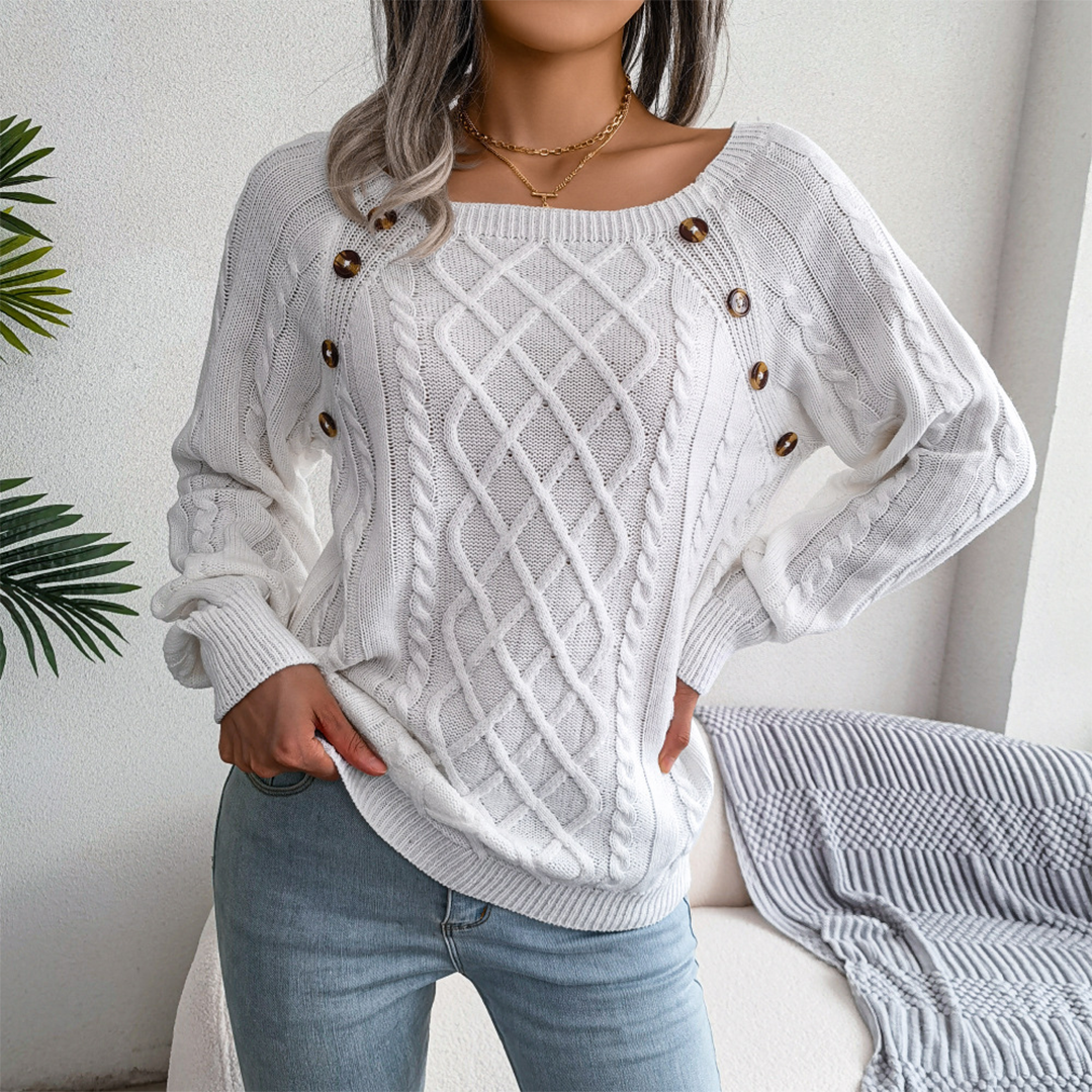 Pull confortable femme – Sweat en coton doux et stylé pour un look décontracté