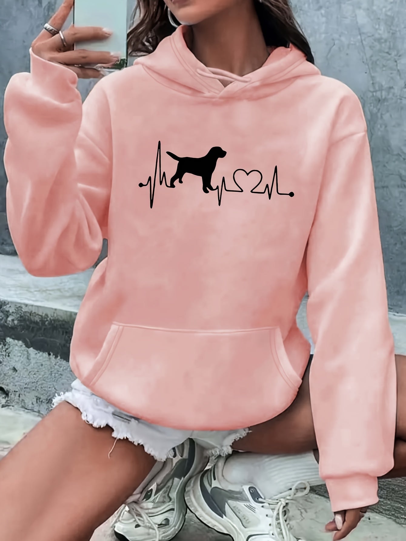 Pull à capuche femme – Sweat confortable en coton doux pour casual chic