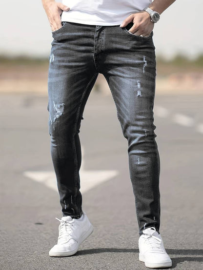 Jeans ajustés homme – Denim stretch confortable et élégant pour toutes occasions