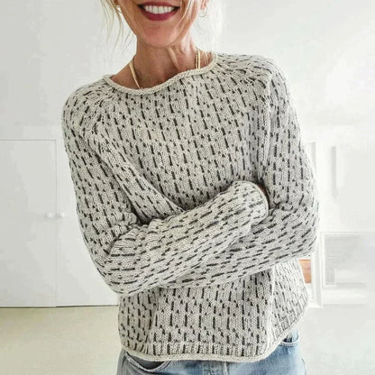 Pull confortable femme – Pull en laine doux et chaud pour l'hiver chic