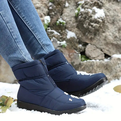 Bottes confortables femme – Bottes en cuir douces et élégantes pour l'hiver