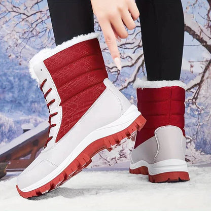 Bottes d'hiver imperméables femme – Chaussures chaudes et confortables pour neige