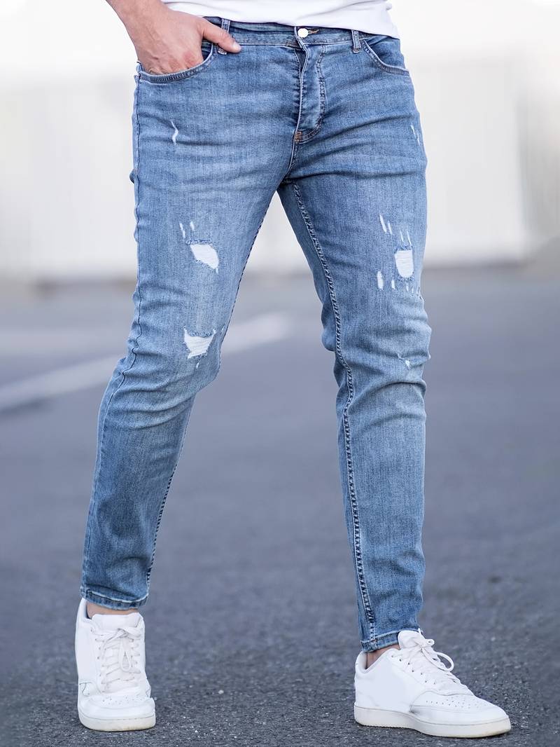 Jeans ajustés homme – Denim stretch confortable et élégant pour toutes occasions