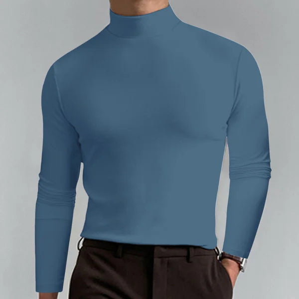 Pull col roulé homme – Pull en laine doux et chaud pour hiver élégant