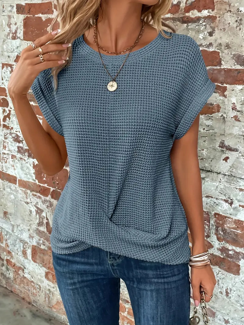 Pull en tricot décontracté femme – Haut confortable à manches longues et doux