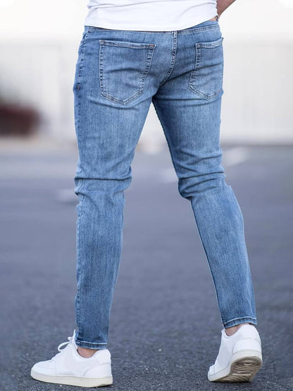 Jeans ajustés homme – Denim stretch confortable et élégant pour toutes occasions