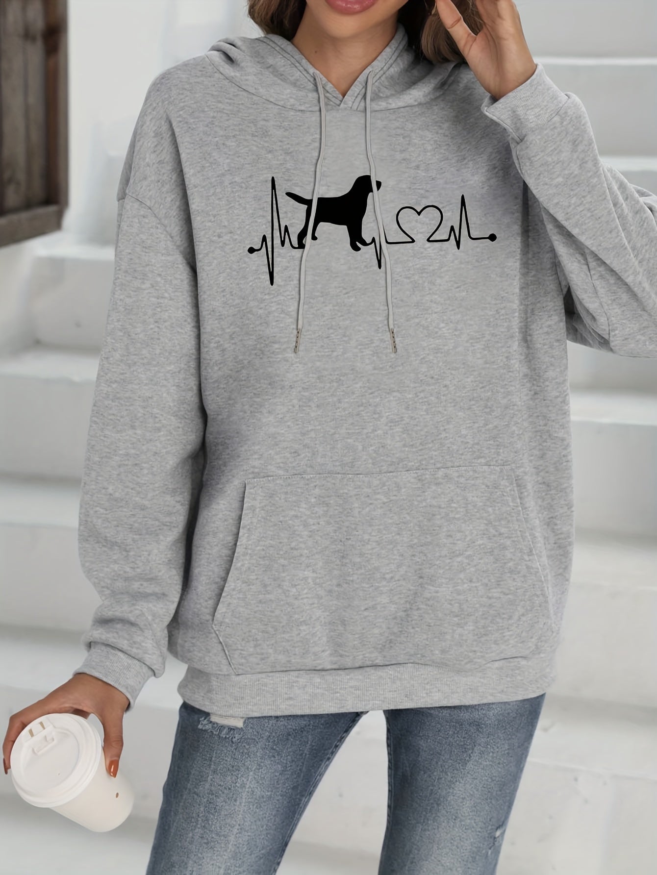 Pull à capuche femme – Sweat confortable en coton doux pour casual chic