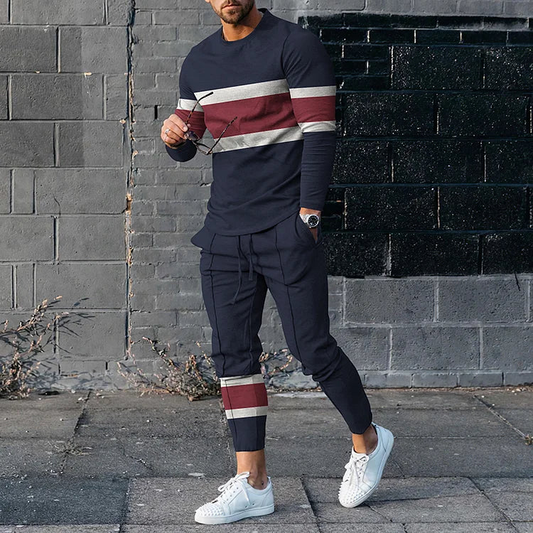 Ensemble de survêtement homme – Tenue sportive stylée en coton confortable