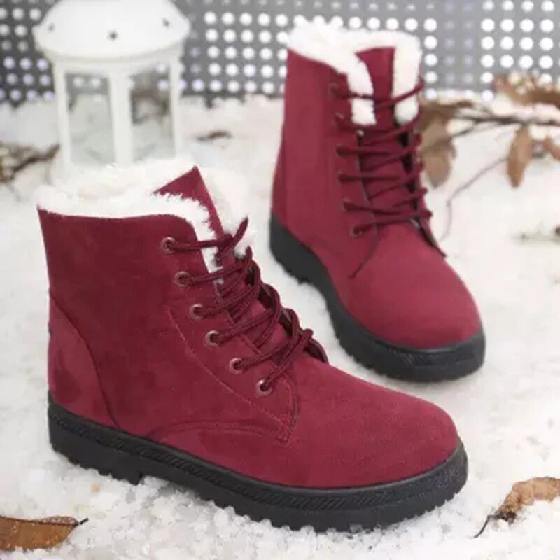 Bottes de neige femme – Bottes chaudes et tendance imperméables pour hiver