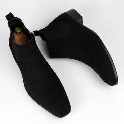 Botte en cuir suédé homme – Botte élégante et confortable pour toutes occasions