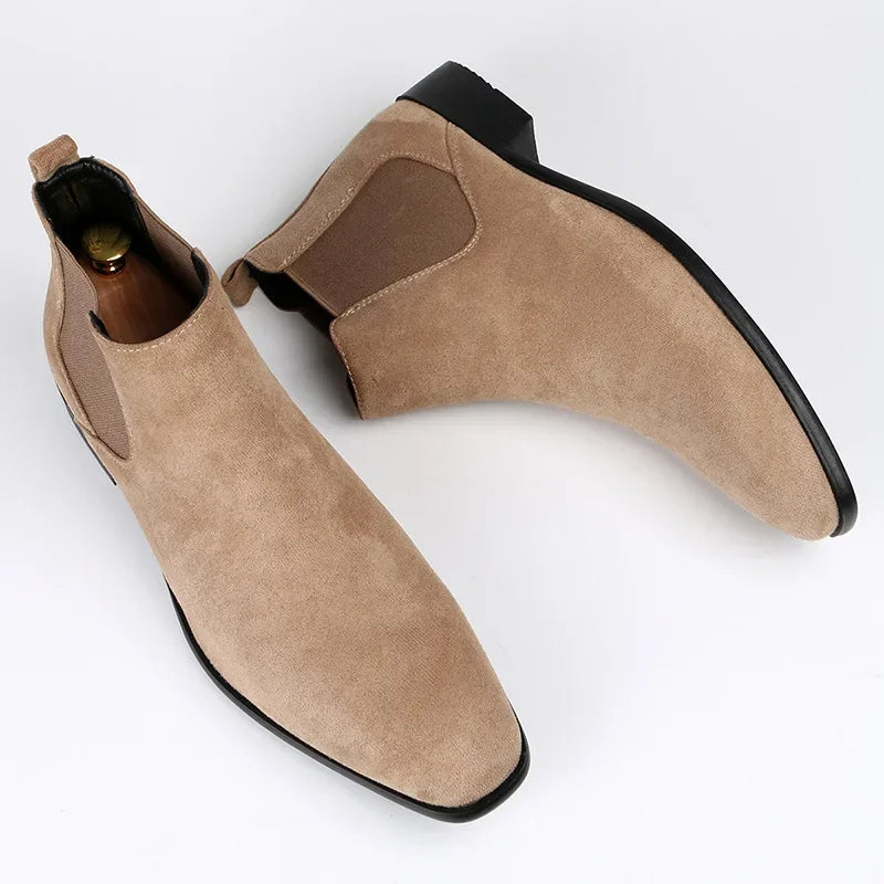 Botte en cuir suédé homme – Botte élégante et confortable pour toutes occasions