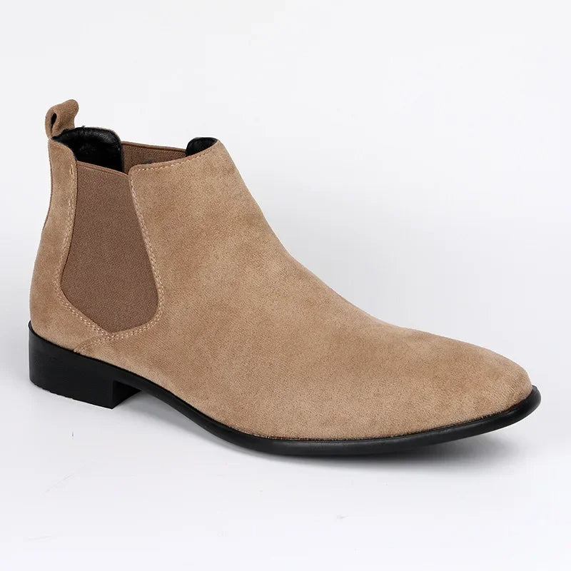 Botte en cuir suédé homme – Botte élégante et confortable pour toutes occasions