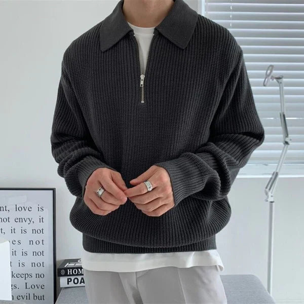 Pull homme tendance – Pull en laine doux et confortable pour hiver