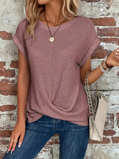 Pull en tricot décontracté femme – Haut confortable à manches longues et doux