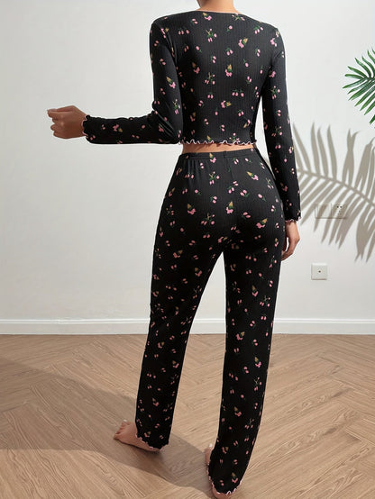 Ensemble confortable femme – Tenue décontractée en coton doux et stylée