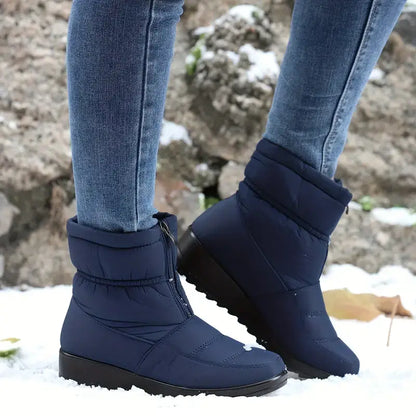 Bottes confortables femme – Bottes en cuir douces et élégantes pour l'hiver