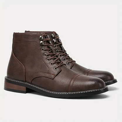 Bottes Vintage Homme – Chaussures tendance en cuir pour look décontracté