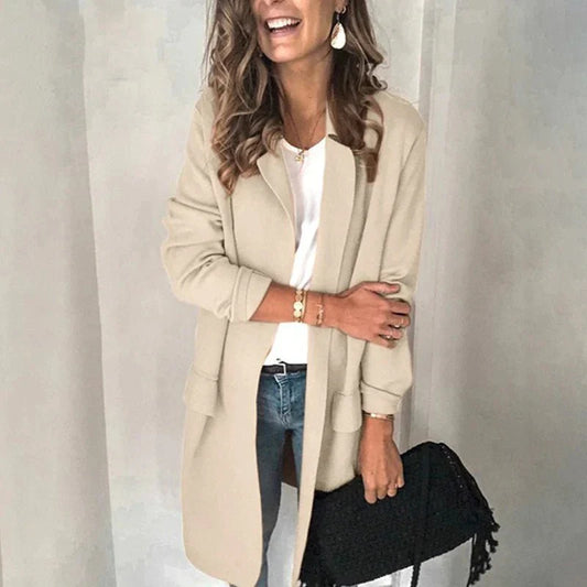 Manteau femme classique – Manteau élégant en laine pour hiver chic et tendance