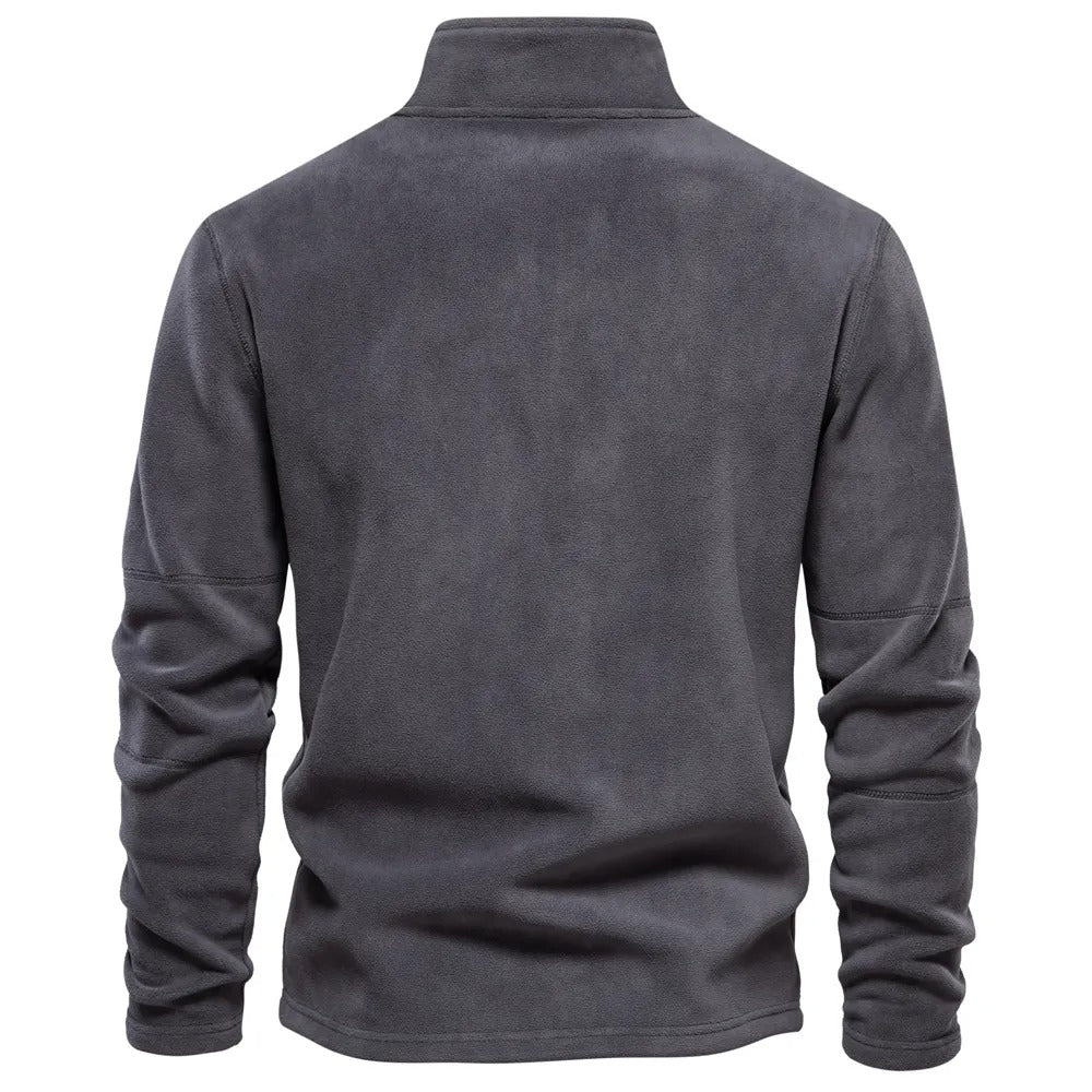 Pull polaire homme – Sweat en polaire d'automne chaud et confortable