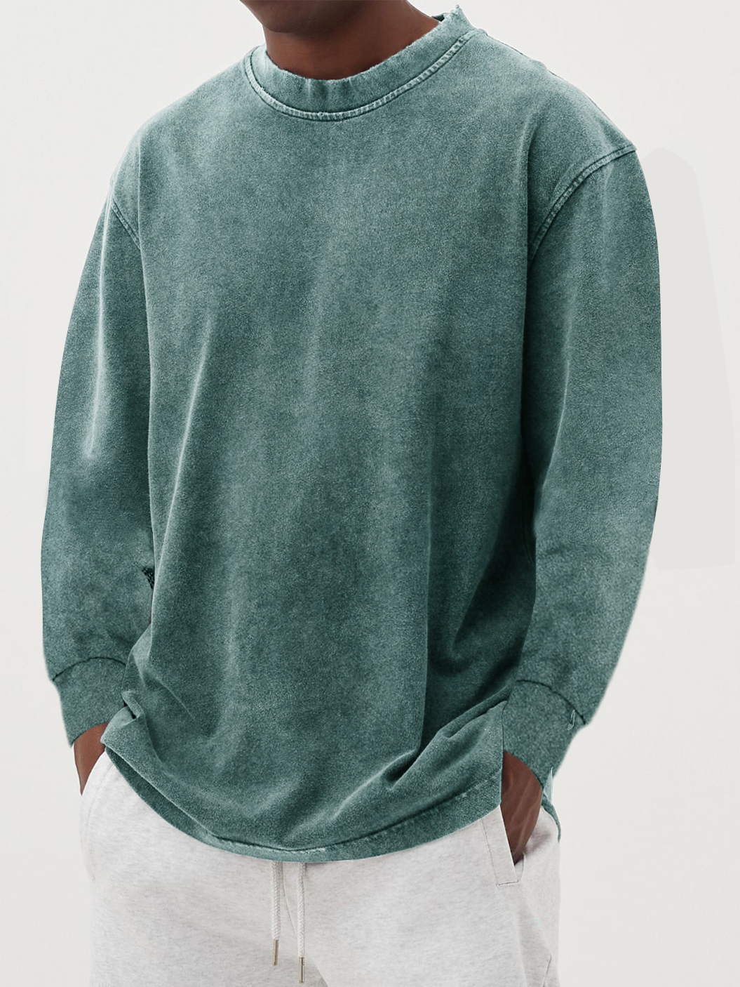 Pull col rond homme – Pull en coton doux et confortable pour toutes occasions