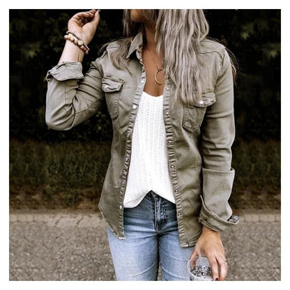 Veste en Denim Femme – Veste douce et tendance en jean pour look décontracté