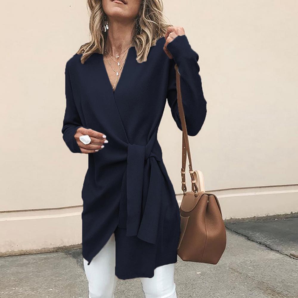 Veste en tricot femme – Veste tendance à manches longues pour automne hiver