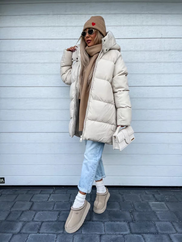 Manteau d'hiver femme – Doudoune chaude et légère pour temps froid